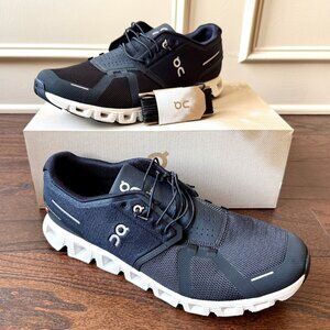 NIB On Cloud 5 Black and White Athletic Shoes Sneakers Mens Size 12.5